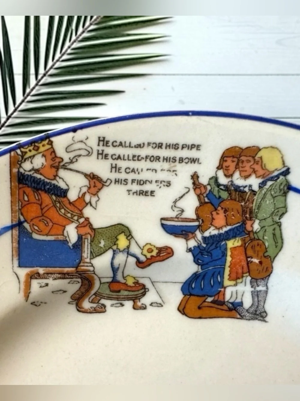 VINTAGE Elpco Little Jack Horner Nursery Rhyme Plate - Collectible Dishware